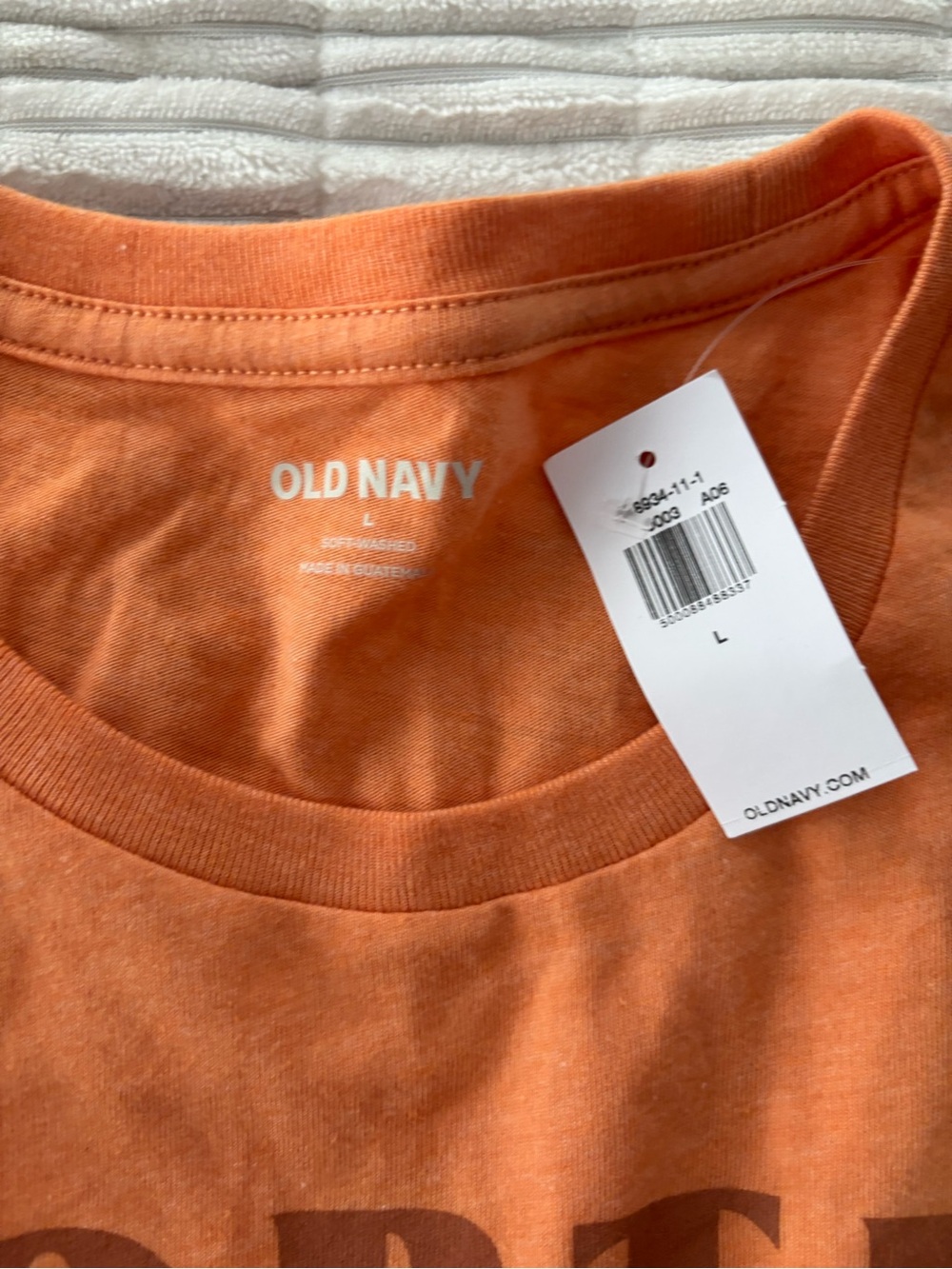 Old Navy Orange Short Sleeve Tee